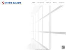 Tablet Screenshot of cicconebuilders.com